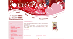 Desktop Screenshot of pomme-damour.com